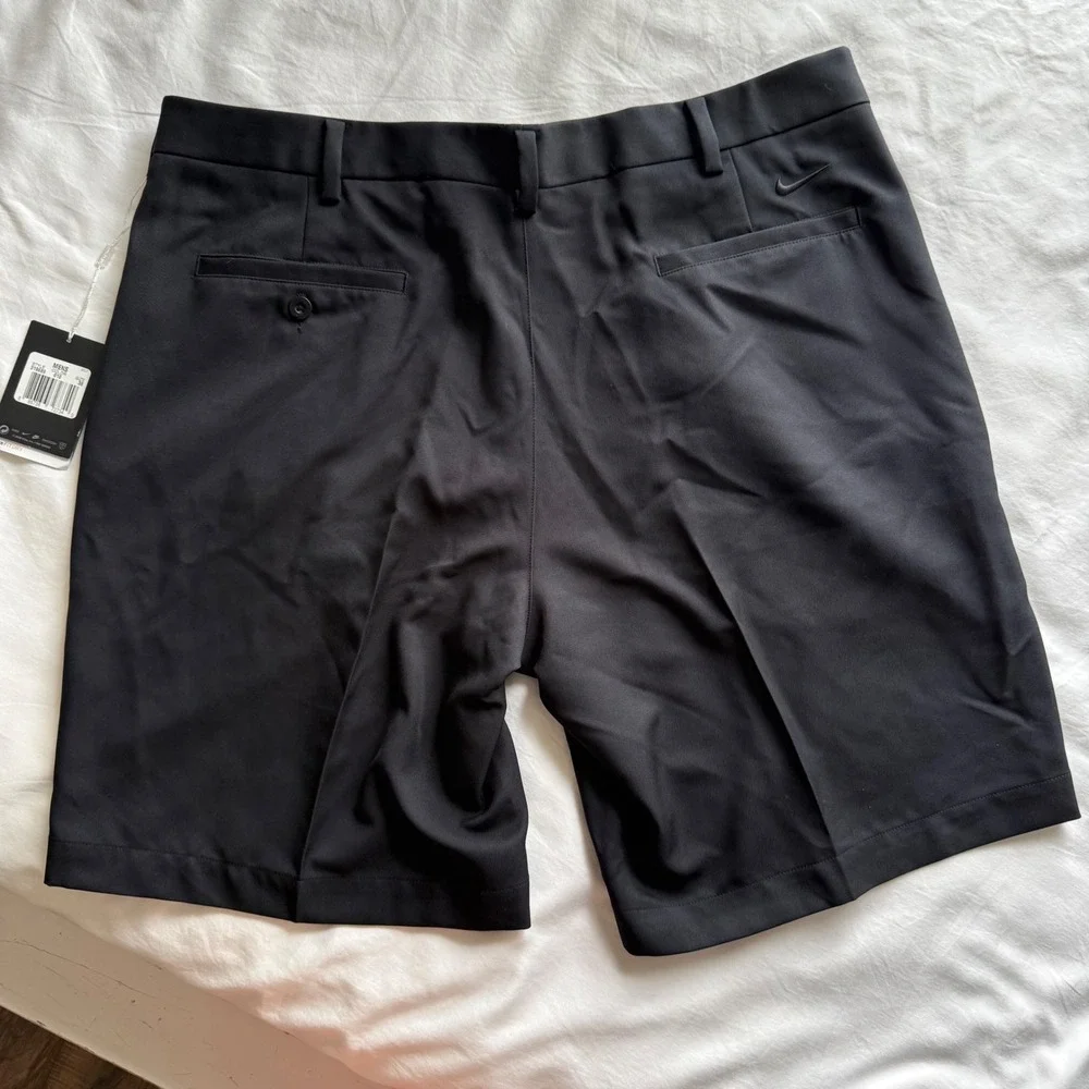 Nike Golf Fit Dry Mens Black Performance Shorts Size 38 NWT Father's Day Gift
